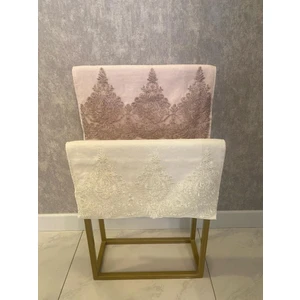 ASY Collection Fransız Dantelli Çeyizlik 2'li El ve Yüz Havlusu 50X90 %100 Pamuk