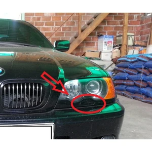 Bmw E46 Far Yıkama Kapağı (9,2cm-Sol)