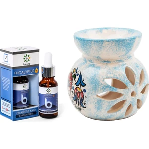 Okaliptus Yağı 20 ml ve Seramik Buhurdanlık