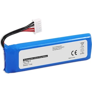 Jbl Flip 4 Uyumlu 3,7 Volt 3000Mah Li-Polymer Pil Batarya