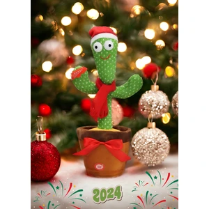 Konuşan Dans Eden Kaktüs Işıklı Saksı Peluş Oyuncak Cactus Toy