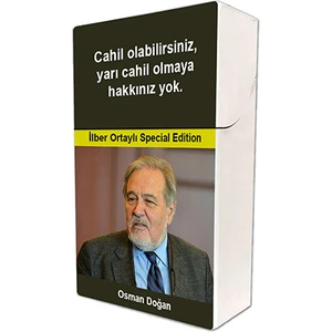İşte Bu Ilber Ortaylı Baskılı Tabaka Kişiye Özel Isimli Sigara Kutusu/tabakası Standart Boy