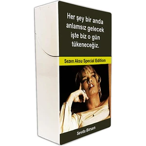 İşte Bu Sezen Aksu Baskılı Tabaka Kişiye Özel Isimli Sigara Kutusu/tabakası Standart Boy