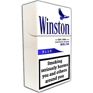 İşte Bu Winston Baskılı Tabaka Kişiye Özel Isimli Sigara Kutusu/tabakası Standart Boy