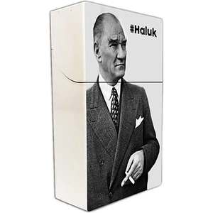 İşte Bu Atatürk Baskılı Tabaka Kişiye Özel Isimli Sigara Kutusu/tabakası Standart Boy