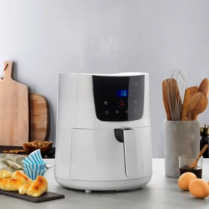 Thermochef Dijital Airfryer/Sıcak Hava Fritözü-Beyaz