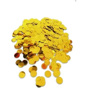 Patladı Gitti Metalize Gold 10 Gram Balon  Pulu; Balon Konfetisi