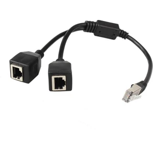 RJ45 Ethernet Ayırıcı Kablo, 1 Erkek - 2 Dişi Ethernet Kablosu (Yurt Dışından)
