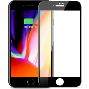 JM225 Apple iPhone 7 Plus / 8 Plus Tam Kaplayan Transparent Ultra İnce Ekran Koruyucu Siyah