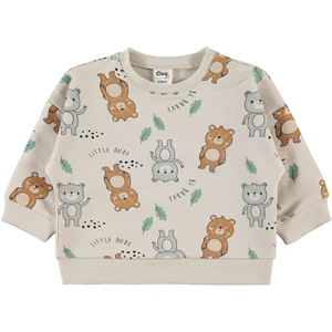 Civil Baby Erkek Bebek Sweatshirt 6-18 Ay Fil Dişi
