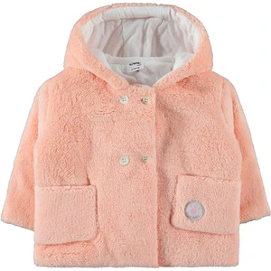 Civil Baby Kız Bebek Kapüşonlu Mont 6-18 Ay Somon