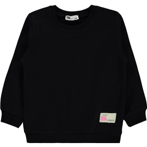 Civil Girls Kız Çocuk Sweatshirt 2-5 Yaş Siyah