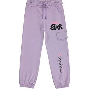 Civil Girls Kız Çocuk Eşofman Altı 10-13 Yaş Dijital Lavanta