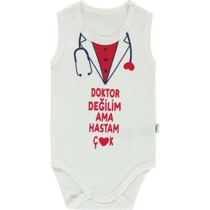 Civil Baby Erkek Bebek Çıtçıtlı Badi 18 Ay  Ekru