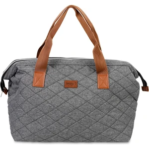Nenny Baby Kapitoneli Mommy Bag Anne Bebek Bakım Çantası Gri