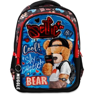 muggle Unisex Çocuk  Cool Bear Ilkokul Çantası MU3809
