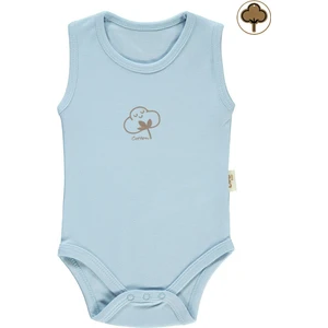 Civil Baby Bebek Organik Çıtçıtlı Badi 0-18 Ay Mavi