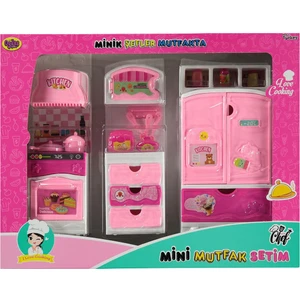 Oyuncak Minik Şefler 3'lü Mutfak Seti Pembe