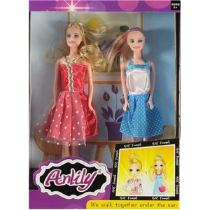 Oydaş Oyuncak Anlily 2 Adet Arkadaş Bebek