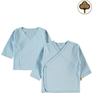 Civil Baby Bebek Organik İç Dış Zıbın Takımı 0-1 Ay Mavi