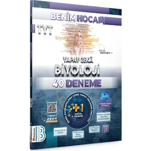 Benim Hocam Yayınları 2024 TYT Yapay Zeka Biyoloji 40 Deneme