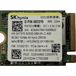 SK Hynix Life Teknoloji Sk Hynıx 256GB Nvme M.2 SSD 2230 HFS256GEJ3X108N