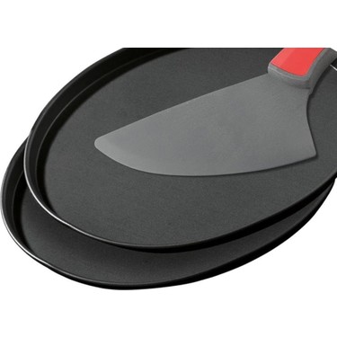 abnturk 2 Adet Teflon Pizza Tavası 32CM Yanmaz Yapışmaz Fiyatı