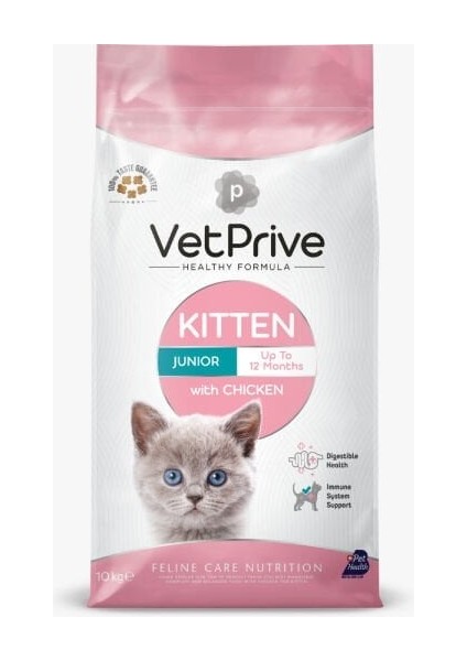 Vet Prive Kitten Tavuklu Yavru Kedi Maması 1.5 kg