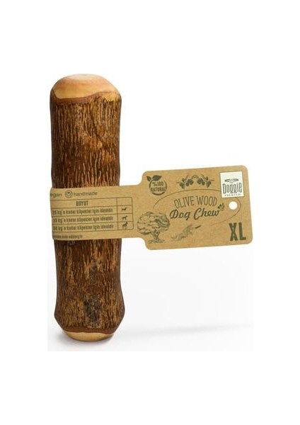 Doğal Zeytin Ağacı Köpek Çiğneme Oyuncağı Xlarge