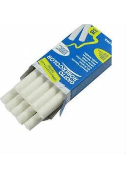 Tebeşir Yuvarlak Tozsuz 10 Lu Beyaz 5387 00 10'lu Paket Robercolor
