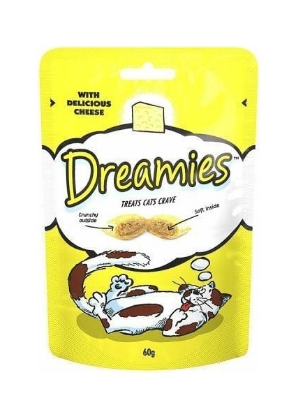 Dreamies Içi Dolgulu Peynirli Kıtır Kedi Ödül Maması 60 gr