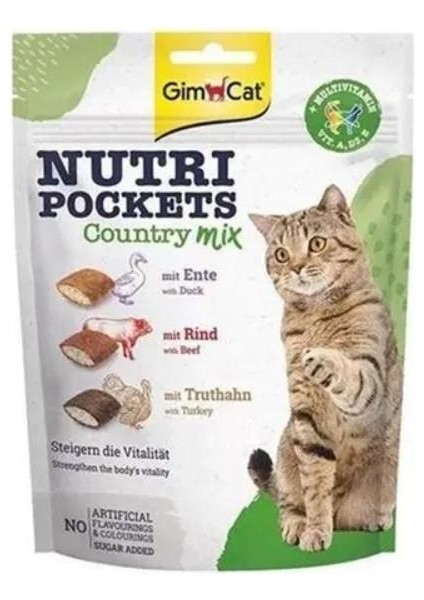 Nutripockets Kedi Ödülü Country Mix 150GR