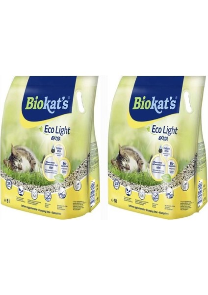 Eco Light E x tra Pelet Kedi Kumu 2 x 5 Lt