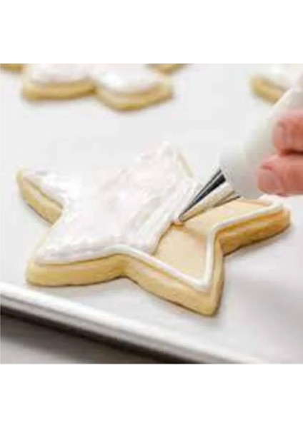 Rus Duyu Yazı Duyu Royal Iceng + Royal Icing Çivisi 3lü Pasta Krema Şekillendirici Krema Ucu modelleri