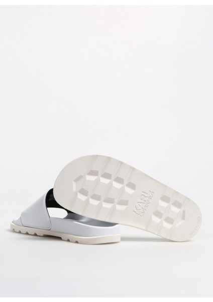 Beyaz Kadın Terlik KL80975 fırsatları