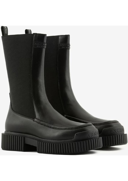 Deri Siyah Kadın Bot XDN027XV747K001 fiyatları