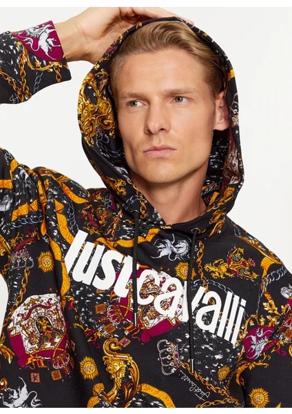 Kapüşon Yaka Siyah Erkek Sweatshırt 75OAI3C1 fırsatları