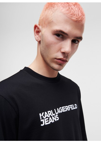 Bisiklet Yaka Siyah Erkek T-Shirt 235D1708_KLJ Regular Lslv Tee fiyatları