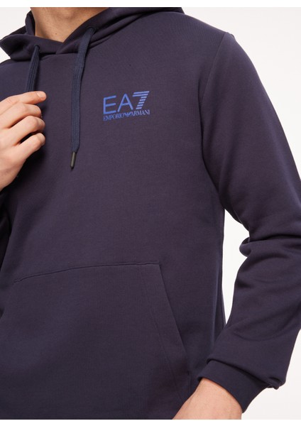 Kapüşon Yaka Lacivert Erkek Sweatshırt 6RPM10PJRJZ0554 fırsatları