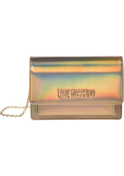 Love Moschino Altın Kadın 14X22X5 cm Çapraz Çanta JC4095PP1HLS0900