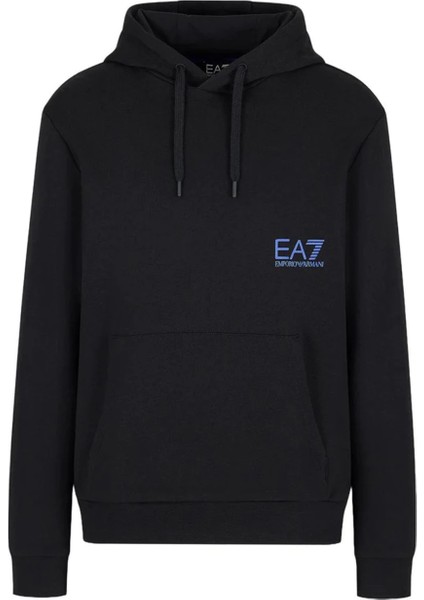 Kapüşon Yaka Siyah Erkek Sweatshırt 6RPM10PJRJZ0200