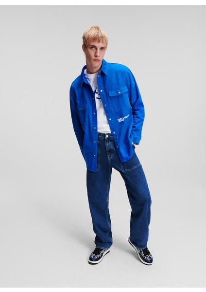 Normal Mavi Erkek Gömlek 236D1650_KLJ Utılıty Shırt Jacket