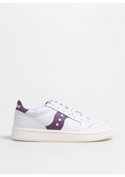 Beyaz - Mor Kadın Deri Sneaker S60759-10