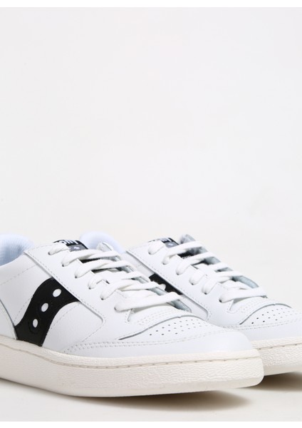 Beyaz - Siyah Kadın Deri Sneaker S70759-1