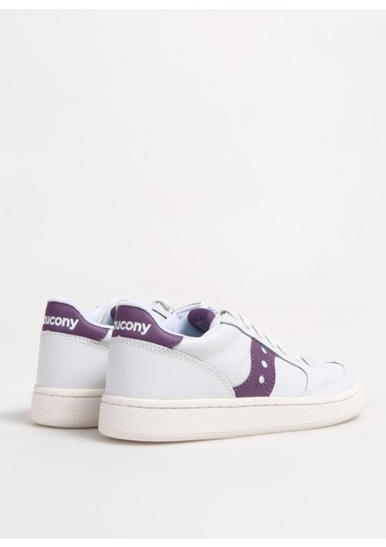 Beyaz - Mor Kadın Deri Sneaker S60759-10 modelleri