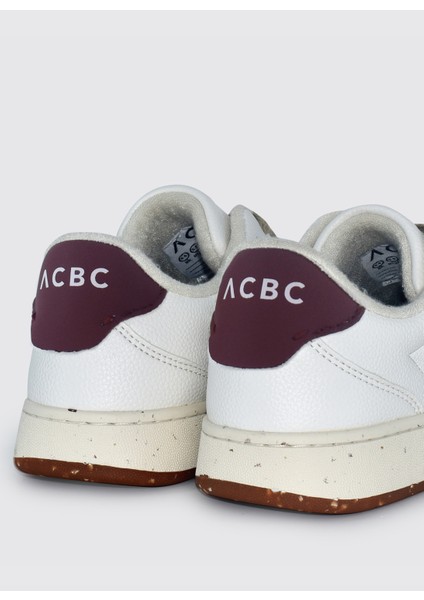 Beyaz - Bordo Kadın Sneaker Shacbean200F fırsatları