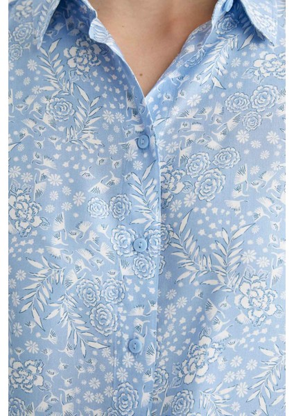 Regular Fit Gömlek Yaka Uzun Kollu Tunik M6327AZ22SM indirimleri