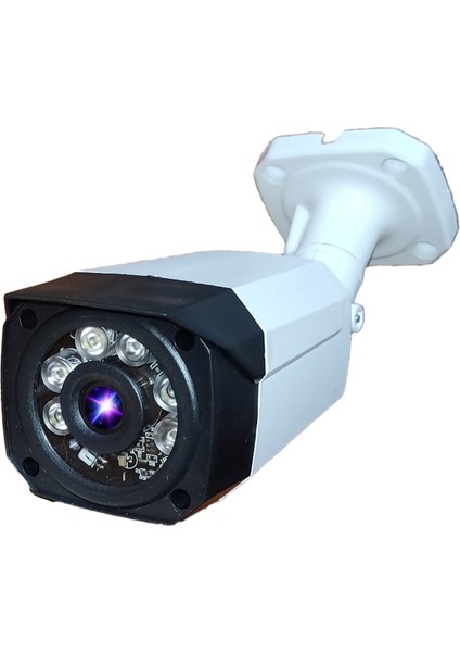 1 Li Hareket Algılayan 5 Mp Lens 6 Süperking LED Plastik Kasa Güvenlik Kamerası Seti BS406