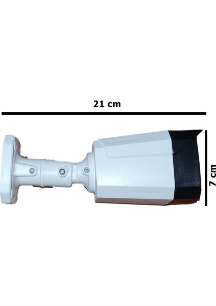 1 Li Hareket Algılayan 5 Mp Lens 6 Süperking LED Plastik Kasa Güvenlik Kamerası Seti BS406