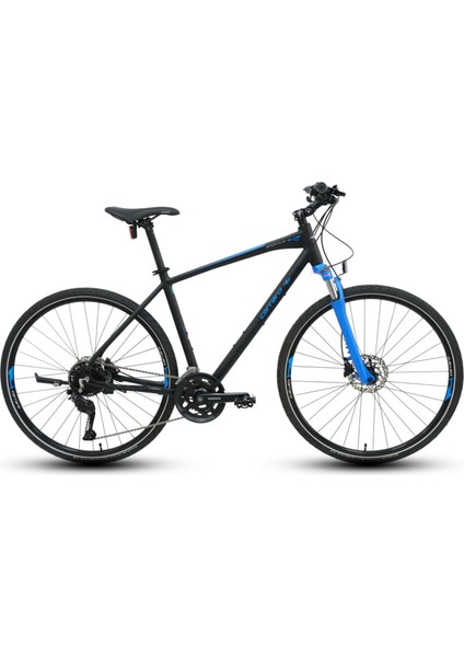 Sportive 227 28'' 27V Hd Trekking Bisiklet Mat Siyah - Mavi 51CM